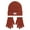 Barn Red, variant on Boy's Beanie & Glove Set, 2pc Set, Size 8-20