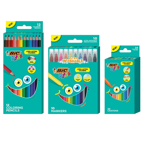 Download BIC Kids Coloring Combo Pack with Coloring Markers ...