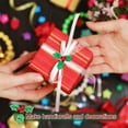thumbnail image 4 of Duslogis Christmas Holly and Berry Christmas Embellishments, 100 PCS Mini Craft Berry Greens Leaf Sequins, for Christmas Wreath Arrangement DIY Craft for Christmas Card Gift Tags, 4 of 7