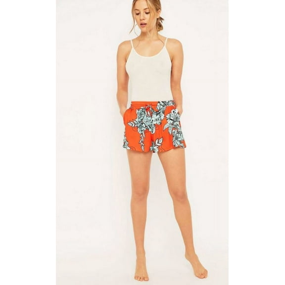 MinkPink Women's Orange Under Your Spell Shorts, Medium