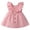 E191-Pink, variant on hengsof Girls Spring Summer Sleeveless Princess Dress Cute Ruffled Round Neck Loose Soft Casual Sundress for 0-6 Years