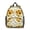 Sunflower and Butterfly, variant on Sunflower and Plank White Pattern Backpack for School, Cute School Bag with Adjustable Shoulder Straps and Padded Back, 13.8"x11.4"x6"