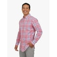 thumbnail image 5 of Chaps Men's and Big Men's Long Sleeve Classic Fit CVC Woven Shirt, Sizes S-3XL, 5 of 7