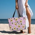 thumbnail image 6 of Daiia Different Avocados Beach Travel Bag - Water-Resistant Beach Bag, Lightweight Tote with 7 Pockets for Women and Men - Gym,Pool,Camping,Reusable Grocery Bag, 6 of 7