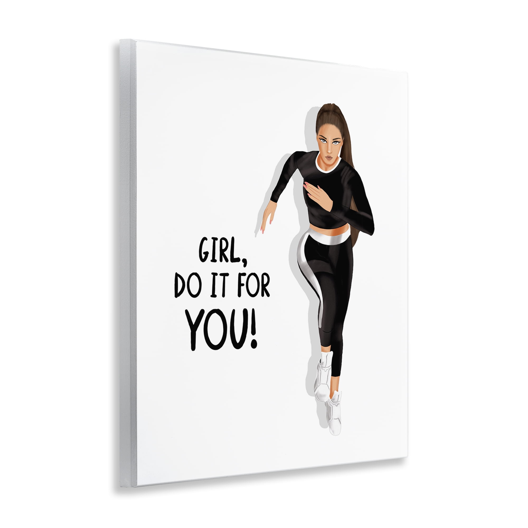 Stupell Industries Do It For You Girl People Painting Unframed Art Print Wall Art, 11 x 14