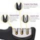 thumbnail image 2 of Knife Accessories Kitchellence - Afilador de cuchillos (3 etapas), color negro, 2 of 8