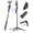 Black-R01(with ground spike), variant on Auto Face Tracking Tripod For 360°rotation Selfie Stick Android W/remote&ground Spike 68" Phone Stand That Follows Your Movement Video Recording Vlogging(r01)