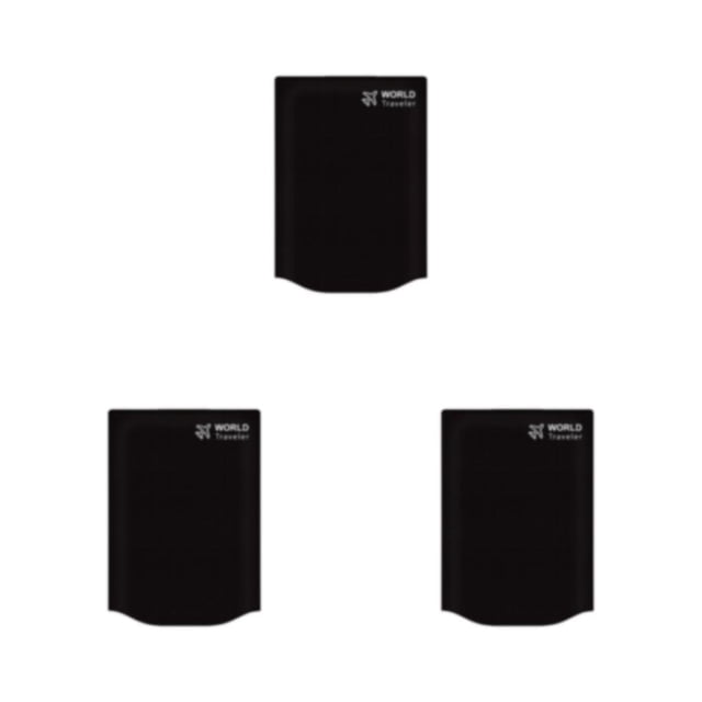 Matsuzay Funda de equipaje de viaje no tejida, a prueba de polvo, Color sólido, tipo adhesivo, estilo Simple, accesorios para maleta, negro, 22 Type1 NO1