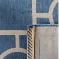 thumbnail image 6 of Safavieh Courtyard Archimedes Geometric Indoor/Outdoor Area Rug, Blue/Beige, 2' x 3'7", 6 of 10