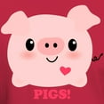 thumbnail image 3 of CafePress - Kawaii I Love Pigs Dark T Shirt - Men's Classic Graphic Cotton T-Shirt, 3 of 4