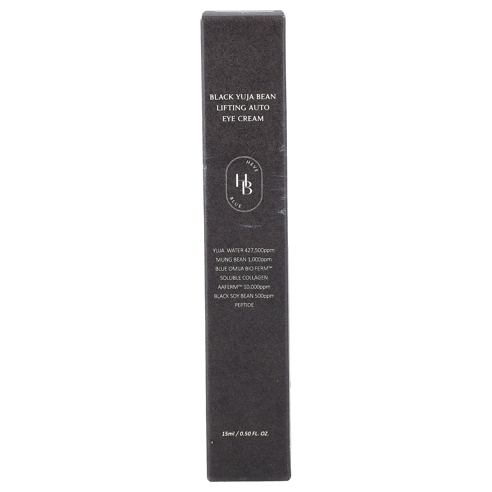 HeveBlue Black Yuja Bean Lifting Auto Eye Cream, 0.5 fl oz (15 ml)