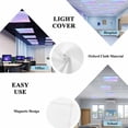 thumbnail image 4 of 2 Pack Mermaid Tail Fluorescent Light Covers for Ceiling Lights Rainbow Gradient Overlay Magnetic Ceiling Light Covers Overhead Light Filters for Office Classroom Home, 4 of 9