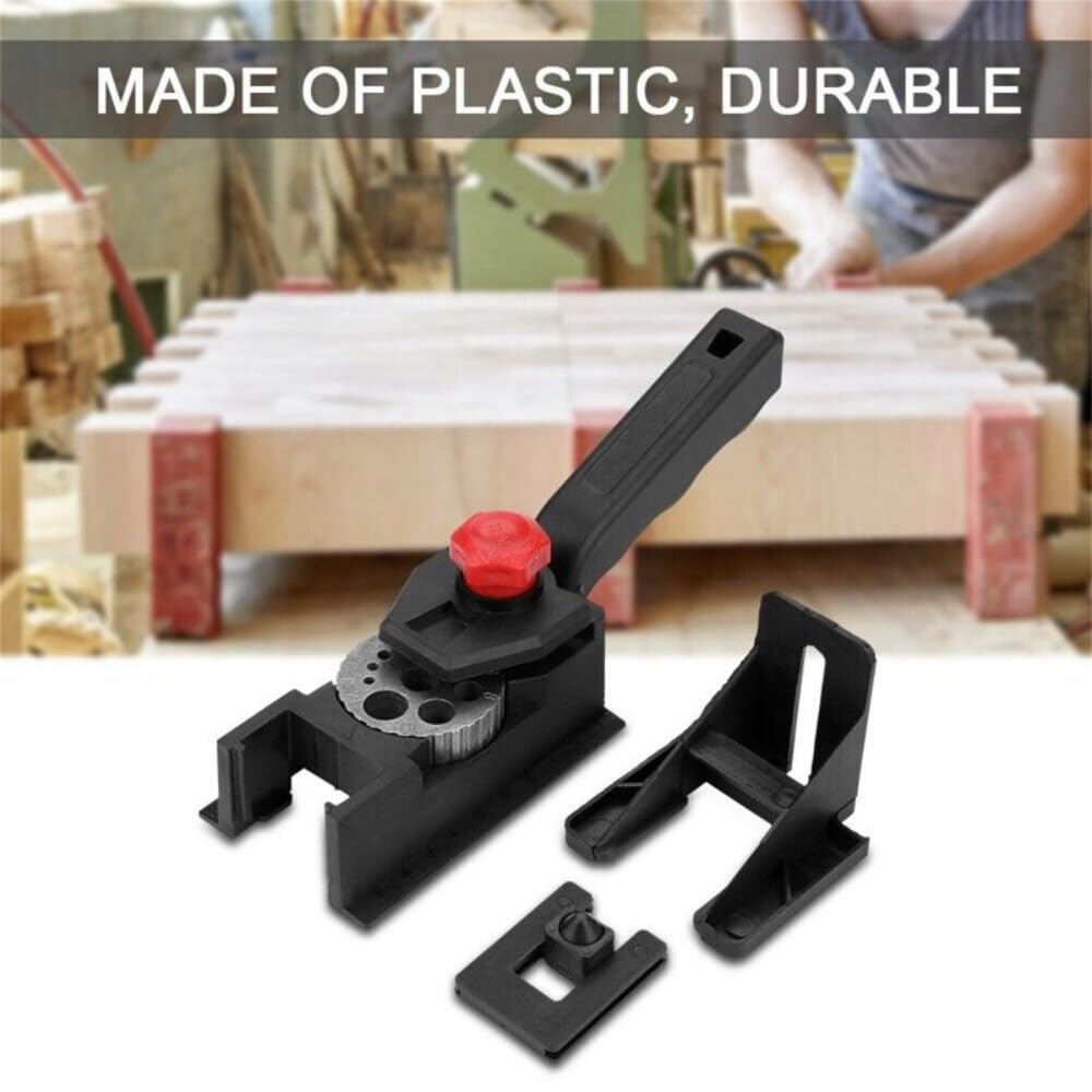 3-12mm Drilling Guide, Handheld Dowel Jig Woodworking Positioner Tool, Wood Dowel Straight Hole Jig For Furniture Factory And Woodworking Enthusiasts