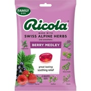 Ricola Berry Medley Throat Drops, Delicious Throat Relief - 45 Ct