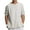 White, variant on Mens Cotton Linen Shirts Casual V Neck Short Roll-Up Sleeve Shirt Summer Chinese Style T-Shirts Big and Tall Size M-4XL White