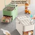 thumbnail image 4 of Langgg Easy Release Ice Maker Tray With One Click Demolding Function Multi Layer 28 grid beige, 4 of 6