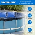 thumbnail image 5 of Swimline 18 Foot Round Pool Cover + 4x4 Winterizing Closing Air Pillow (2 Pack), 5 of 12