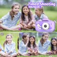 thumbnail image 4 of Cámara Infantil MgaoLo Mgaolo Perro Morado con Funda de Silicona para 3-12 años, 4 of 7