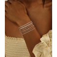 thumbnail image 2 of PJRYC Dainty Silver Plated Bracelets for Women Trendy, Silver Jewelry Set for Women Bracelets for Women Paperclip Box Herringbone Figaro Rope Chain Bracelet Fashion Pack Gifts for Women, 2 of 16