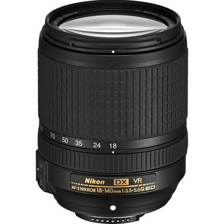 Nikon DSLR AF-S DX NIKKOR 18-140mm f/3.5-5.6G ED VR Lens