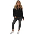 thumbnail image 3 of Women's Vero Moda Simone Hooded Jacket in Black, 3 of 5