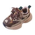 thumbnail image 2 of Willtoo Kids Girls Boys Platform Chunky Heels Sneakers Casual Breathable Lace Up Walking Shoes Comfortable Fashion Sneakers, 2 of 6