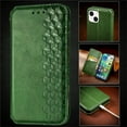thumbnail image 5 of Allytech Flip Wallet Case for iPhone 15 Plus, Premium PU Leather Luxury Case with Kickstand & Card Slots, Strong Magnetic Closure Inner Soft TPU Shockproof Protective Case for Women Men - Green, 5 of 8
