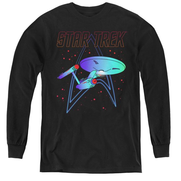 Star Trek - Neon Trek - Youth Long Sleeve Shirt - Large