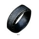 thumbnail image 2 of Qarigey Anillo de acero de metal Estilo vintage para hombres Pieza de declaración atemporal Anillos vintage Anillo para hombres Ropa, zapatos y accesorios Miscelánea negro antiguo ocho, 2 of 6