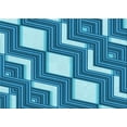 thumbnail image 1 of Ahgly Company Machine Washable Indoor Rectangle Transitional Blue Area Rugs, 7' x 9', 1 of 7