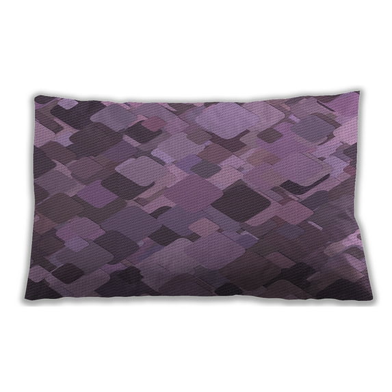 Ahgly Company Indoor Rectangular Contemporary Lumbar Throw Pillow, 13 inch by 19 inch