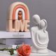 thumbnail image 5 of Esculturas de pareja abrazándose GAOBEI decoración del hogar estatua de amor moderna y romántica, 5 of 5