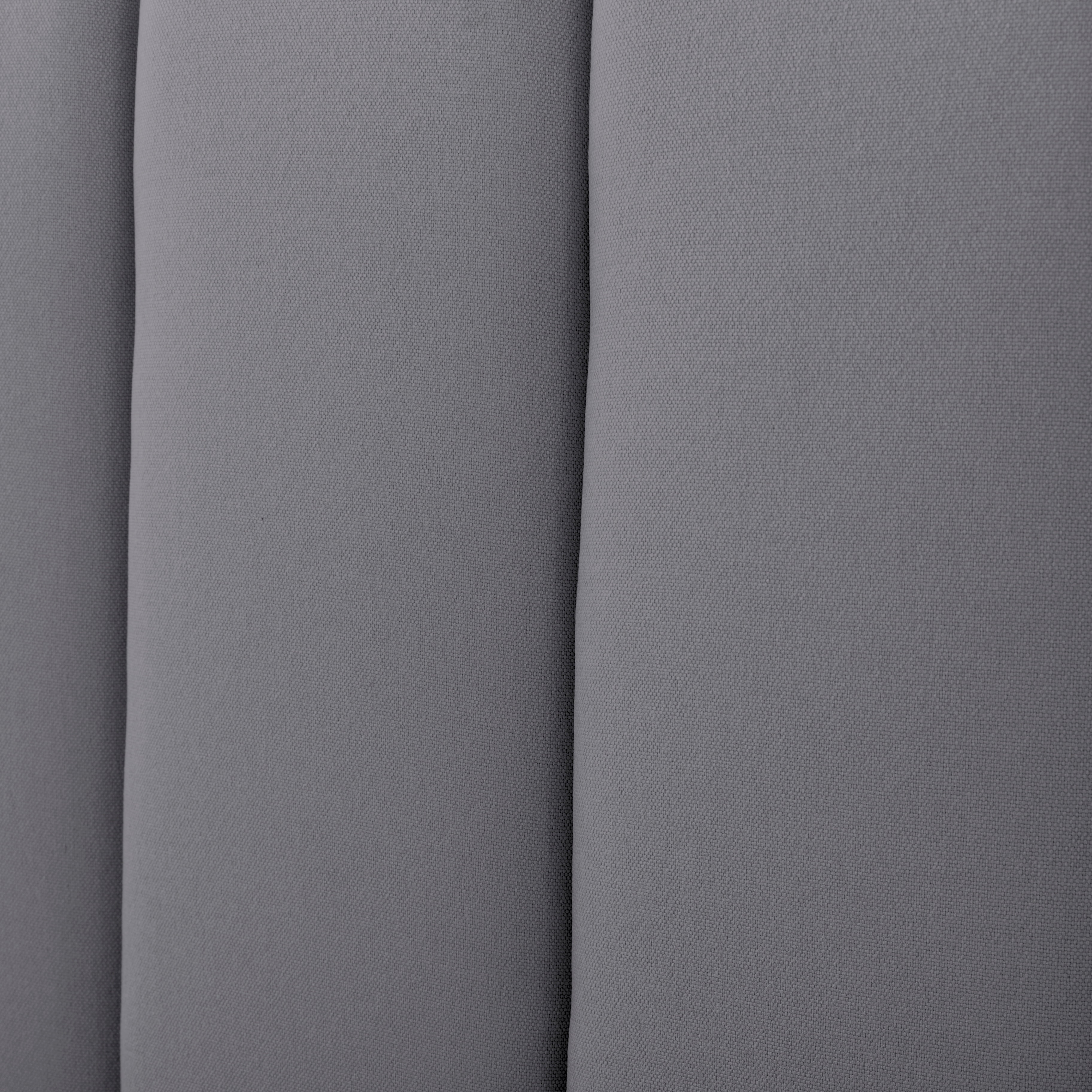 Gewnee King Size Linen Upholstered Panel Headboard,Contemporary Bedroom Furniture,Dark Grey