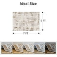 thumbnail image 2 of Modern Abstract Area Rug Carpet X Rugs for Living RoomMachine Washable Rugs for Bedroom Dining Living Room Rug Grey MultiColor, 2 of 7