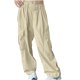 thumbnail image 3 of Odeerbi 5-14 Años Niños Niñas Cargo Pantalones Deportes Pantalones de Pata Ancha Casual Cintura Alta Suelta Pierna Recta Pantalones de Trabajo Con Bolsillo, 3 of 7