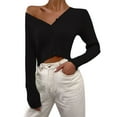 thumbnail image 1 of Baberdicy Chandails pour Femmes, Cardigan Court à Manches Longues Ouvert, Léger, Noir, 1 of 6
