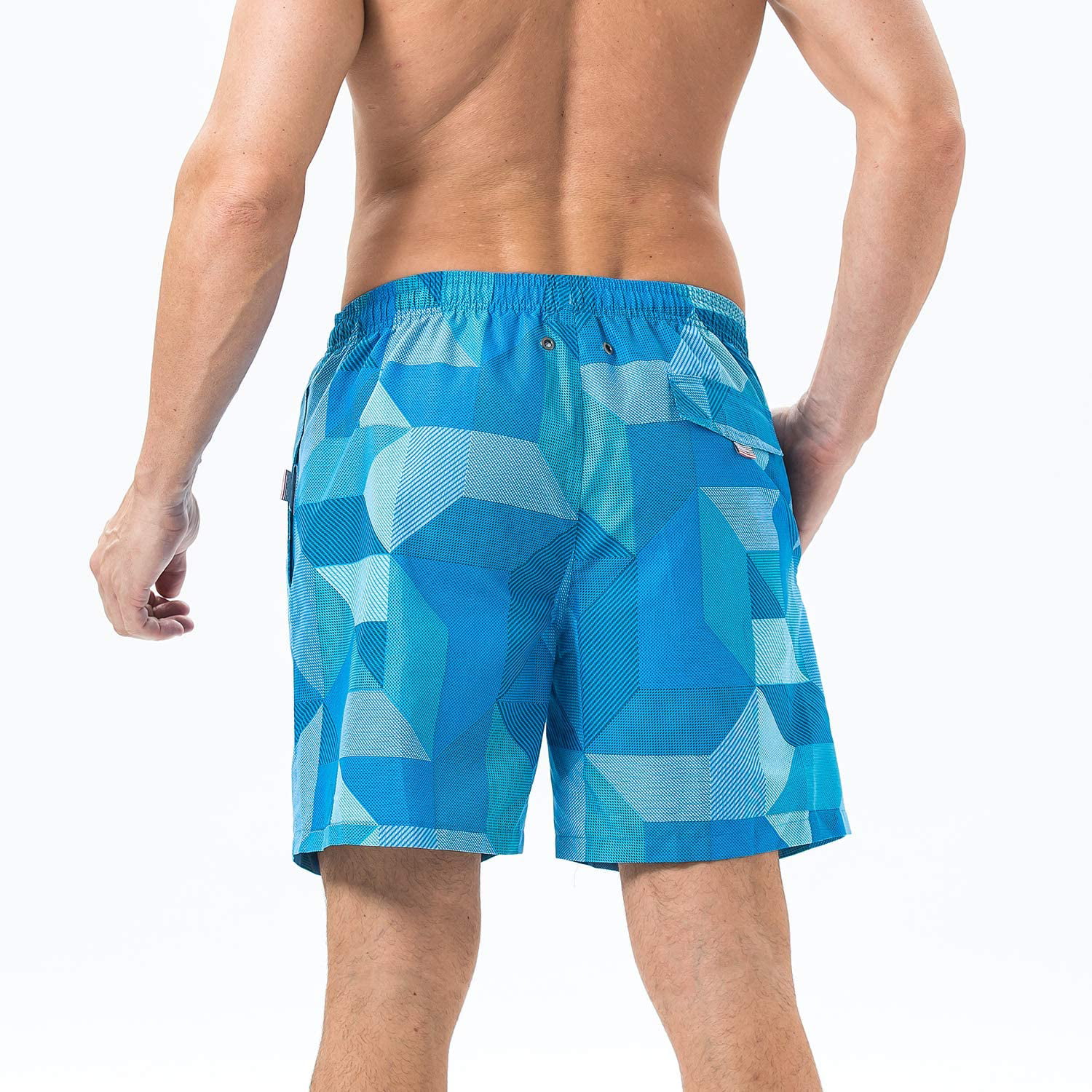 anqier Mens Swim Trunks Quick Dry Swim Shorts with Mesh Lining Swimwear Bathing Suits 