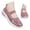 Light Pink, variant on Wide Toe Box Sneakers Women Knit Upper Embroidery Walking Shoes for Women Adjustable Upper Platform Non- White Sneakers for Women Comfortable Hands Free Platform Mary Janes Foam Shoes