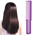 thumbnail image 4 of Pocket Comb,  Delicate Not Stick Hair Rounded Comb Teeth Haircut Comb Not Slide  For Hair Salon Purple, 4 of 8