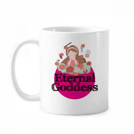 

Women Goddess Beautiful Praise Mug Pottery Cerac Coffee Porcelain Cup Tableware
