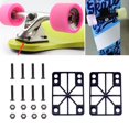 thumbnail image 4 of 2 Almohadillas Elevadoras para Monopatín, Almohadilla de Choque para Longboard, Hardware de Crucero, Espesor de 3mm , 2 piezas, 4 of 8