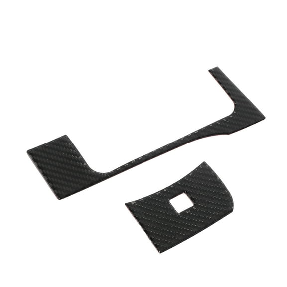 Dashboard Side Frame Cover Sticker Cover for Toyota Tacoma 2016-2023 Carbon Fiber Black 2 Pcs