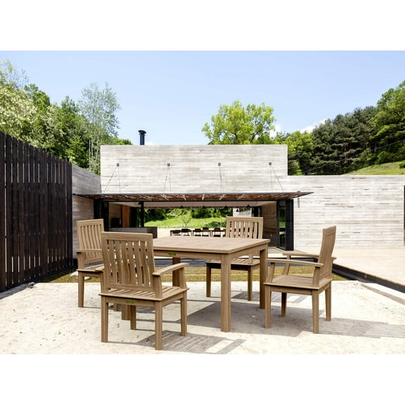 Anderson Teak Windsor Brianna 5-Pieces Dining Table Set