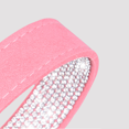 thumbnail image 4 of Lindo deslumbrante brillante elegante elegante cuero de gamuza suave Bling Rhinestone cristal joyería para mascotas gato perro cachorro collar correa de perro conjunto combinado tamaño pequeño y media, 4 of 5