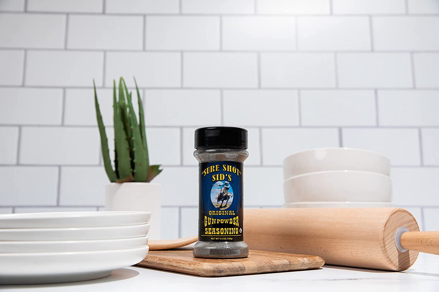 Sure Shot Sid’s Gunpowder Seasoning - Famous Bbq Rub Powder Grill Seasoning for Beef, Steak Meat, - All-Purpose Seasoning Blend Dry Rub for Grilling