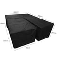 thumbnail image 2 of Fyeme Outdoor Garden Furniture Cover,  Extra Large Patio Furniture Cover Waterproof and UV-Resistent for Sofa Chair Dini, 2 of 11