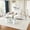 White, variant on 37.2" Modern Glass Coffee Table, 2-Layer Tempered Glass Top with Storage Shelf, Stainless Steel Frame, Minimalist Accent Table for Living Room