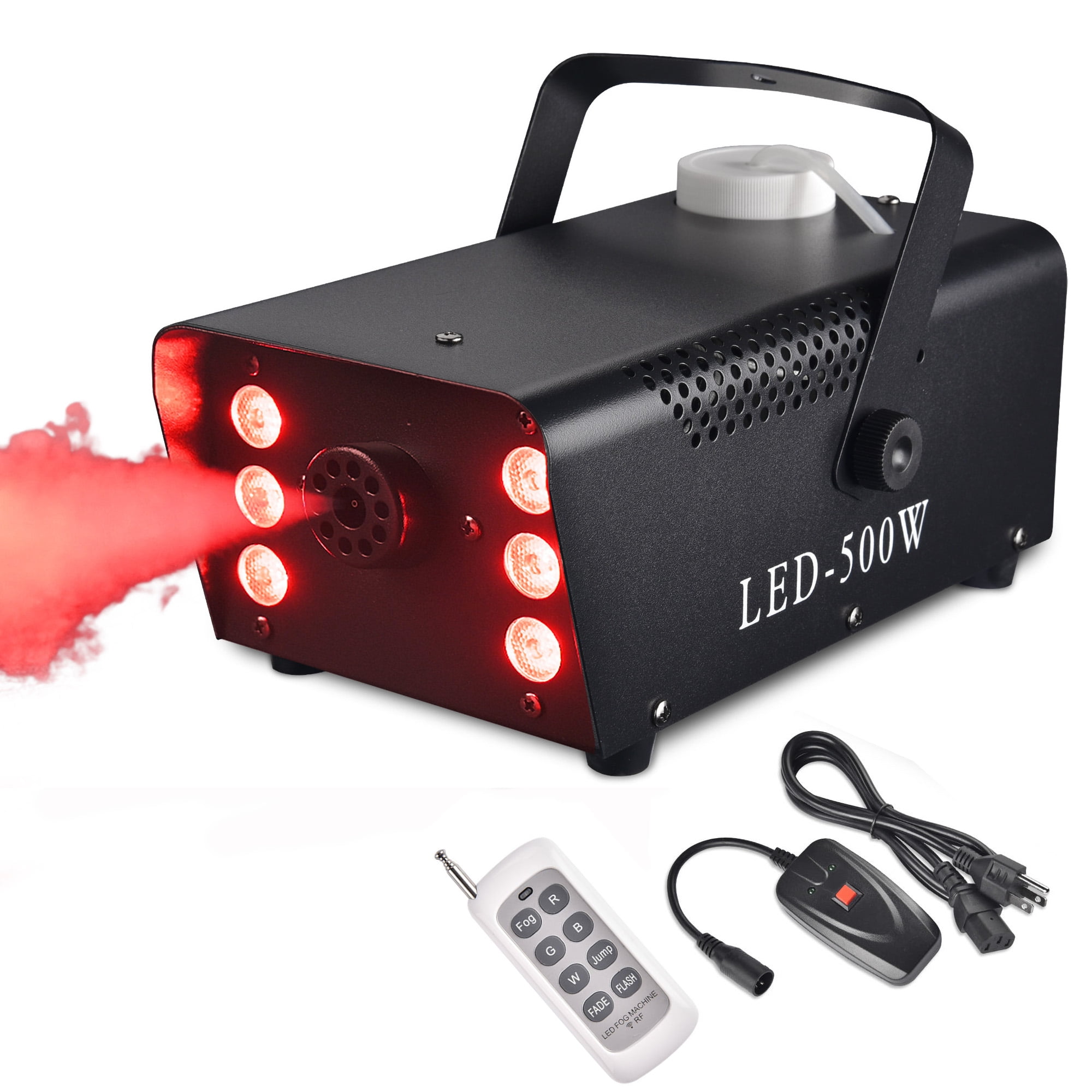500W Fog Machine Smoke Spray Effect with LED Light for Party