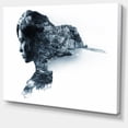 thumbnail image 2 of Portrait de Femme Double Exposition - Impression sur Toile, 2 of 4