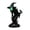 B, variant on Halloween Glow In The Dark Witch Resin Figurine Spooky Outdoor Decor Orange And Black 1 Count